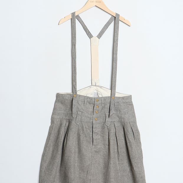 Ebonyivory Suspender Linen Skirt (28~30)