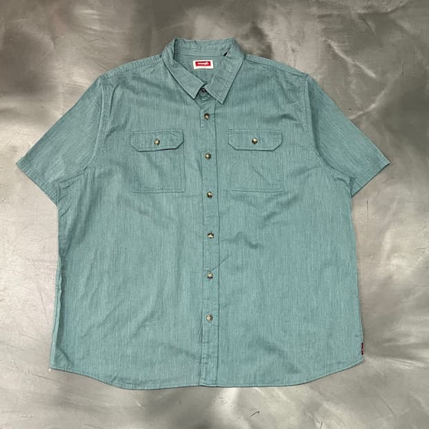  랭글러 워크 하프 셔츠 y16241