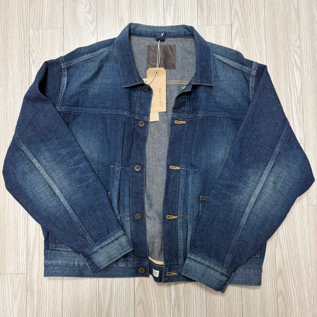 [40] 타이가 타카하시 Lot 714 데님 자켓 데미지드 인디고