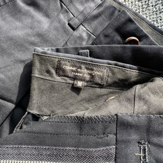 꼼데가르송 옴므 플러스 코튼팬츠