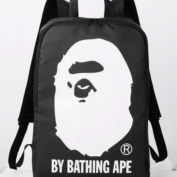 (수수료판매자부담)베이프 잡지부록 빅로고 백팩 가방