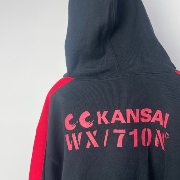 Kansai cc spell out hood zipup