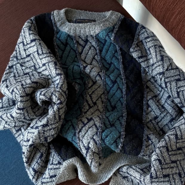 Dry fabric design pattern knit P/O