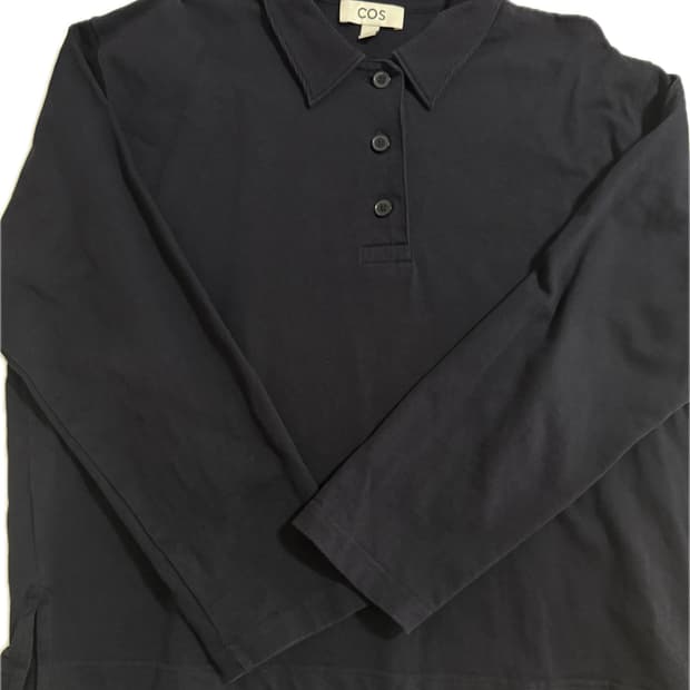 Cos 여성 카라티 s 네이비색