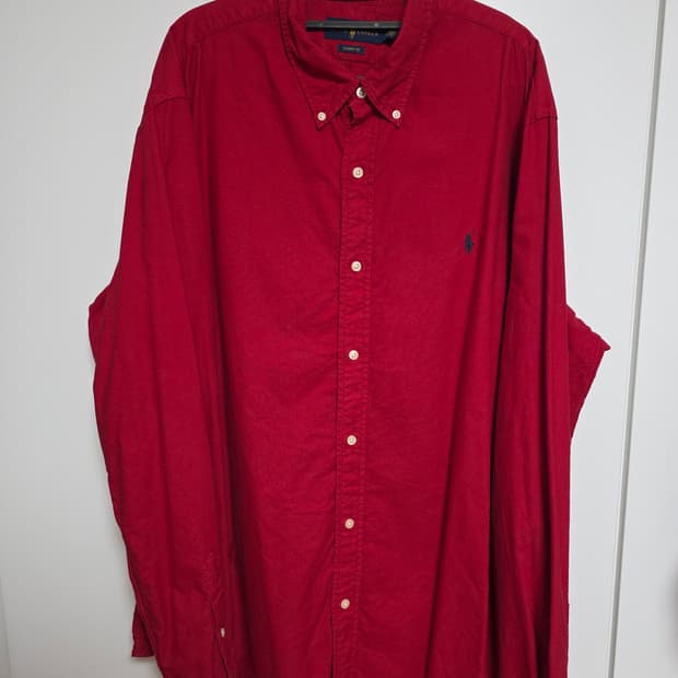 폴로 랄프로렌 옥스포드 남방 XXL 레드
