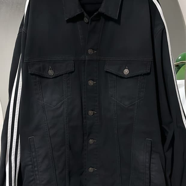 발렌시아가 아이다스 데님자켓