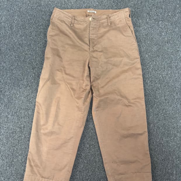 AURALEE 오라리 코튼바지 