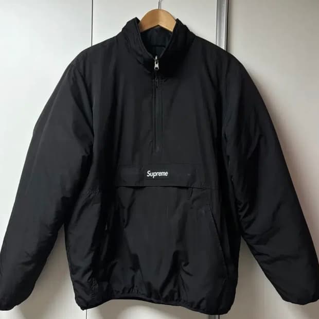슈프림 리버시블 풀오버 아노락