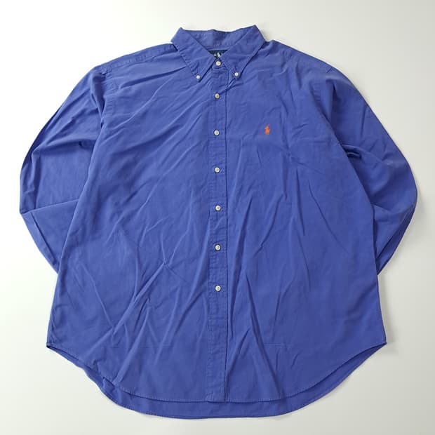 CJ842 2XL 폴로 90s 홍콩판 오션블루 셔츠 남방