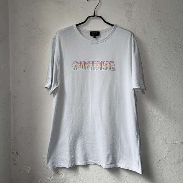 [XL]A.P.C. 아페쎄 화이트 반팔티셔츠
