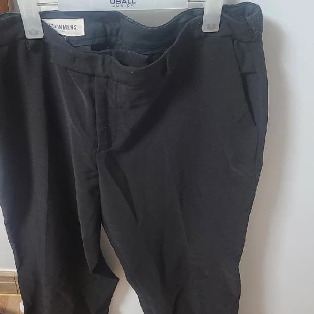 콜린맨즈 남성 검정 기모 바지