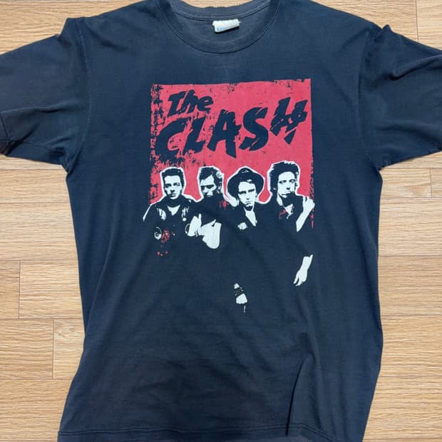 THE CLASH 밴드티, 오리지널. USA