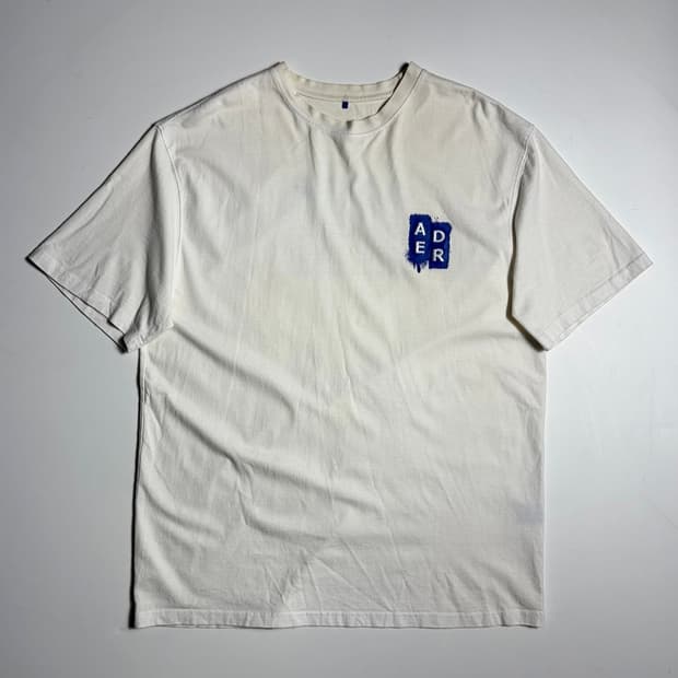 아더에러 19FW 시그니처 블루 테트리스 로고 반팔 티셔츠 R2335