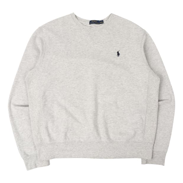 폴로 랄프로렌 헤더 그레이 크루넥 스웻셔츠