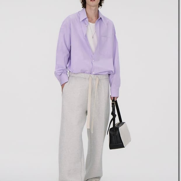 렉토 라벤더 셔츠 