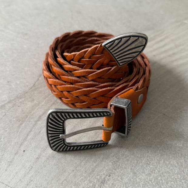 Vintage Western Leather Belt