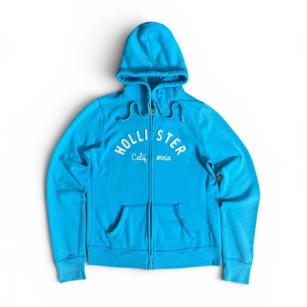 홀리스터 hollister 후드집업 스카이블루 L