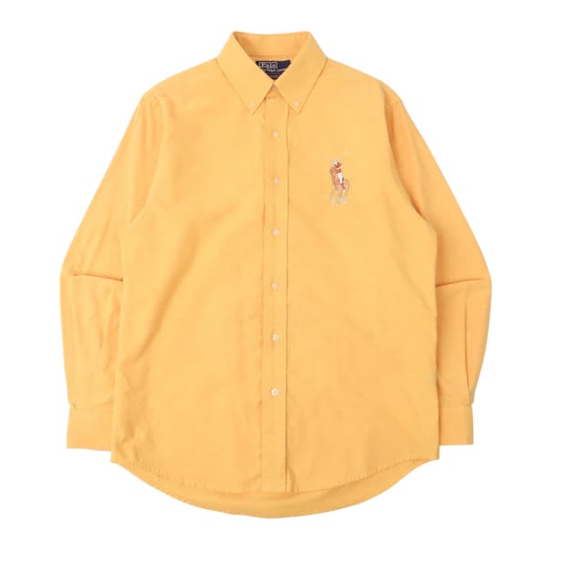 폴로 랄프로렌 빅포니 옥스포드 옐로우 셔츠