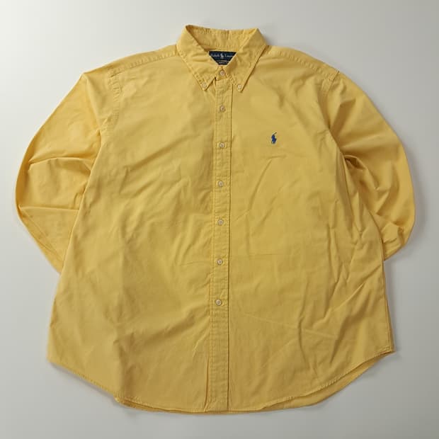 CJ230 2XL 폴로 클래식핏 00s 버터옐로우 셔츠 남방
