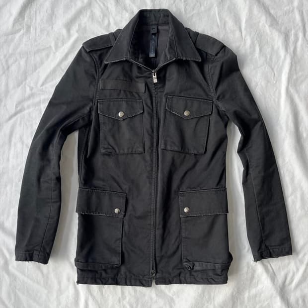 wjk grunge details 필드자켓