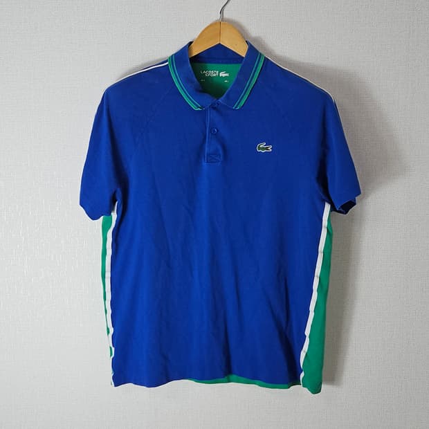 라코스테 스포츠 맨즈 기능성 카라티 오션블루 L