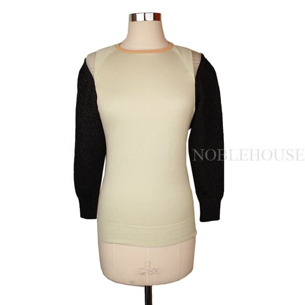 토가 라이트그린&블랙 니트