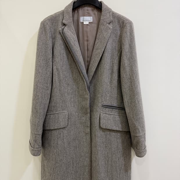 손정완 헤링본 자켓 봄코트(정품)