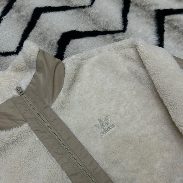[XS]아디다스 쉐르파 바이커 자켓