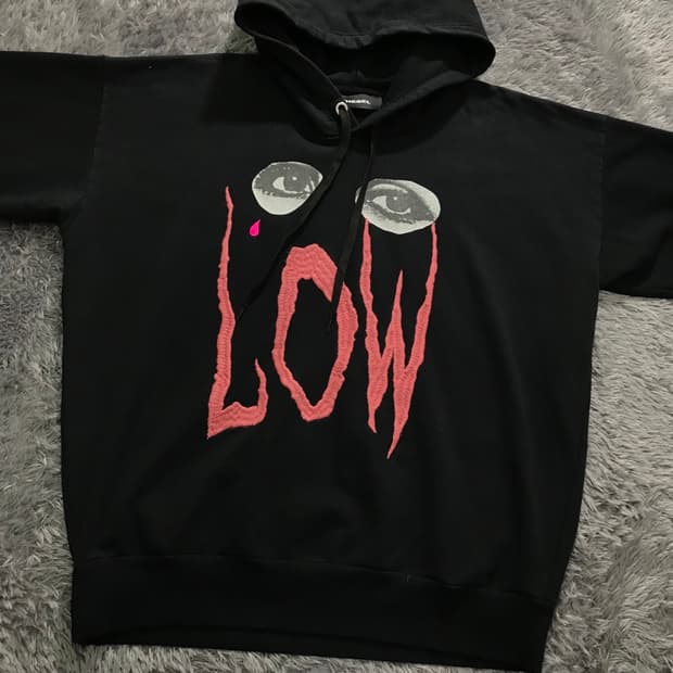 [[XL, A급] 디젤(DIESEL) EYES LOW 후드티셔츠@147