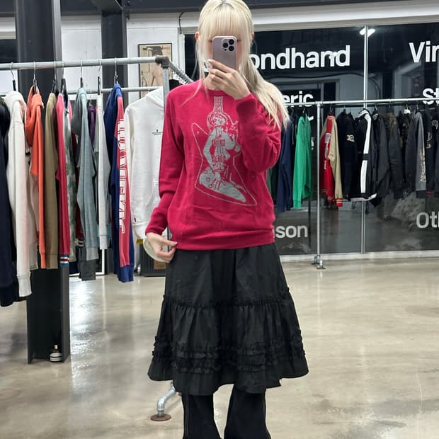 히스테릭 글래머 기타걸 니트