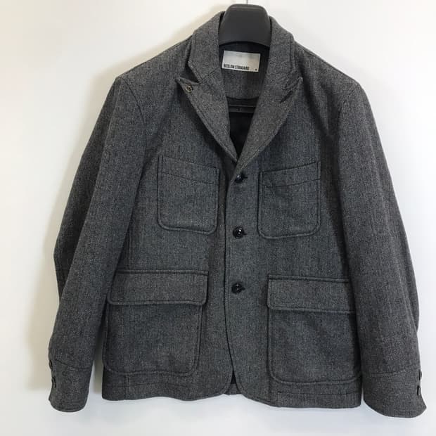 비슬로우스탠다드 유틸리티 울 해링본자켓 [M]