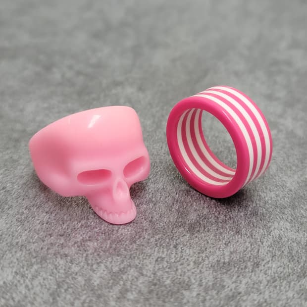 skull ring set
