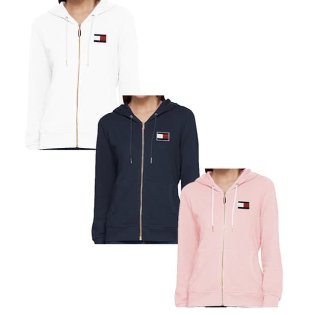 타미힐피거 여성 후드집업