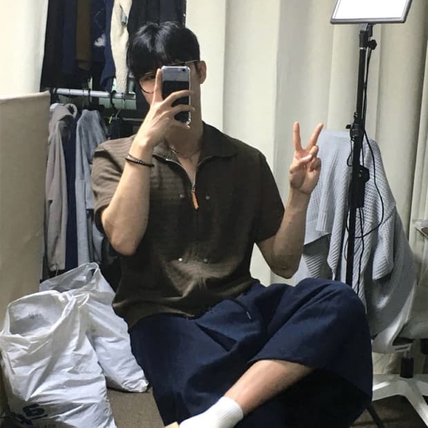 남자 여름용 린넨 가디건 셔츠 자켓 M (새상품)