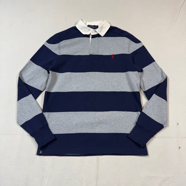 S) 폴로 랄프로렌 단가라 럭비티 긴팔 카라티
