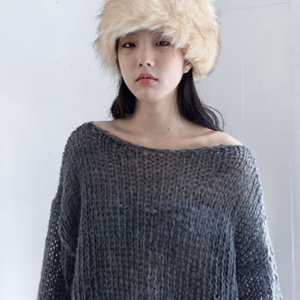 샵페어리 over loose knit