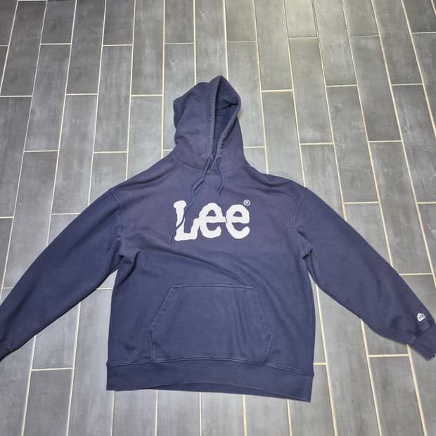 Lee 남색 후드티