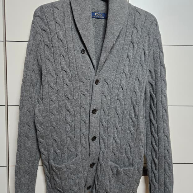 폴로 랄프로렌 숄카라 케이블 가디건(상태최상)