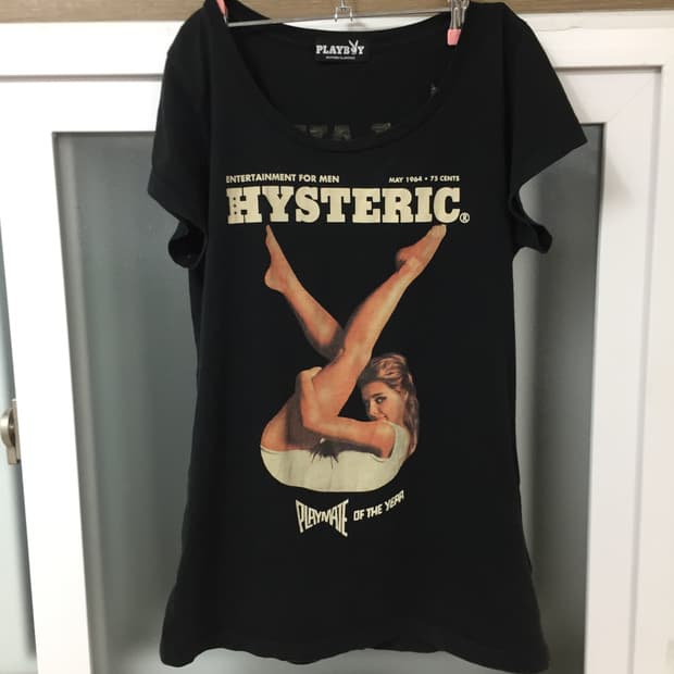 히스테릭글래머 플레이보이 티셔츠