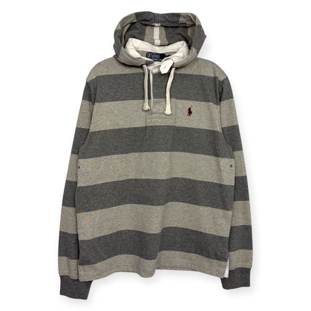 폴로 랄프로렌 후드 럭비 티셔츠
