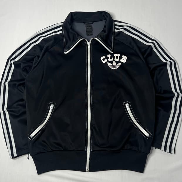 아디다스 클럽 오버핏 블랙 져지