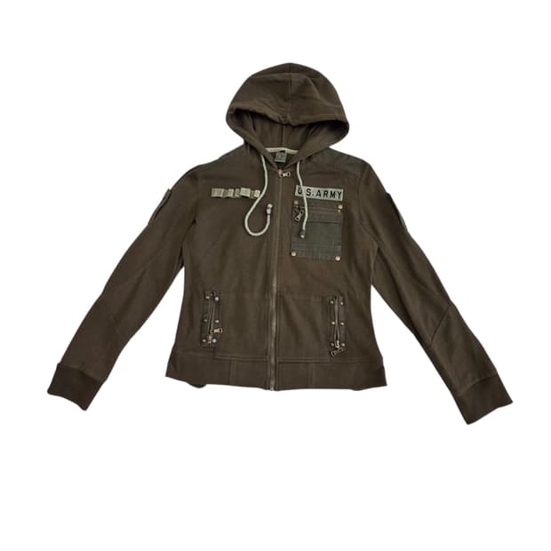 Vintage 빈티지 US Army 후드 집업