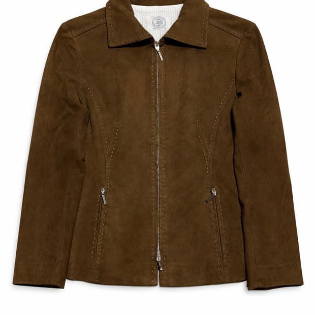 JPN 일본 빈티지 J.PRESS 웨스턴 브라운 스웨이드 인조가죽 자켓