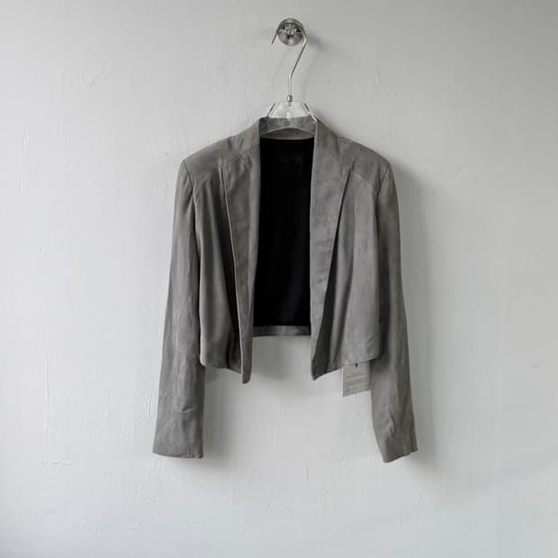 이탈리안 스웨이드 레더 자켓 