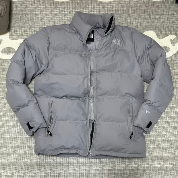 노스페이스 800 그레이 패딩 L