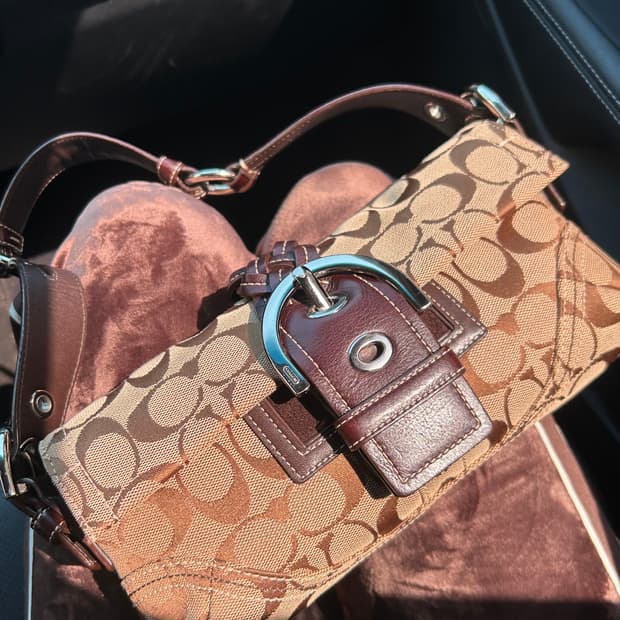 Coach 빈티지 코치 바게트 숄더백