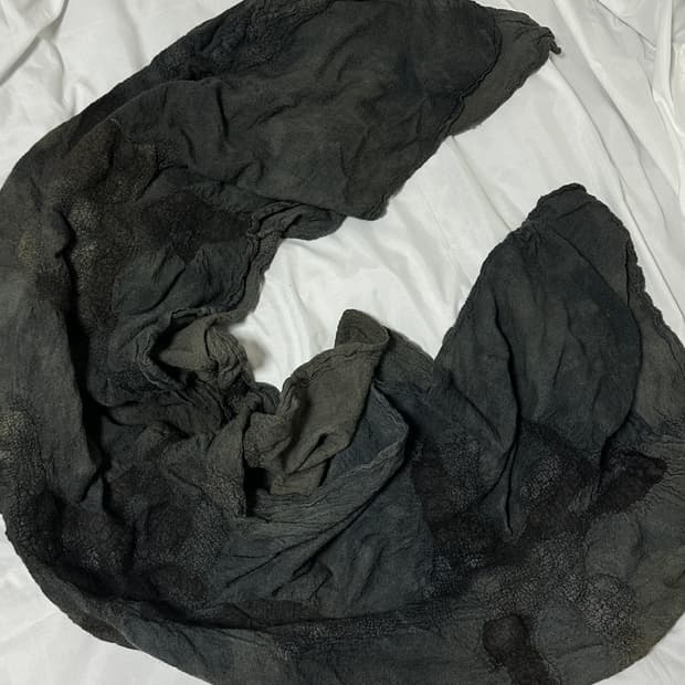 biek verstappen felted wool scarf