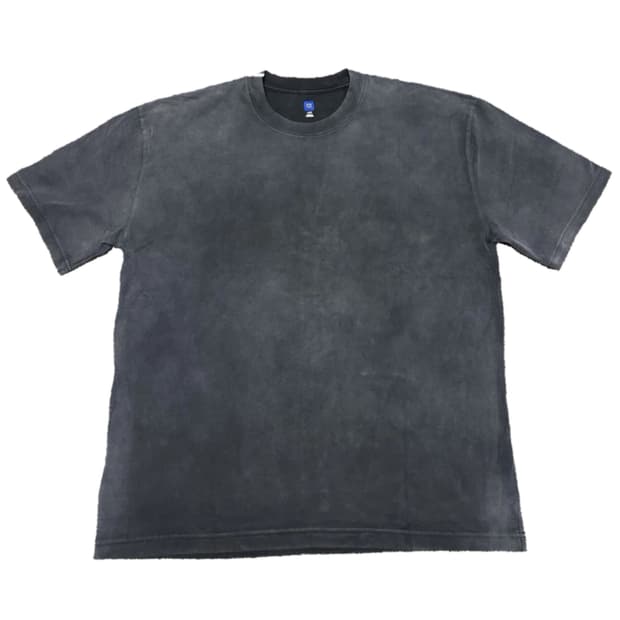 [S-XL] 이지 갭 H02 숏 슬리브 포에틱 블랙