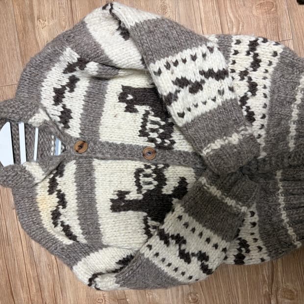 빈티지 코위찬 가디건 페어리 히피 모리