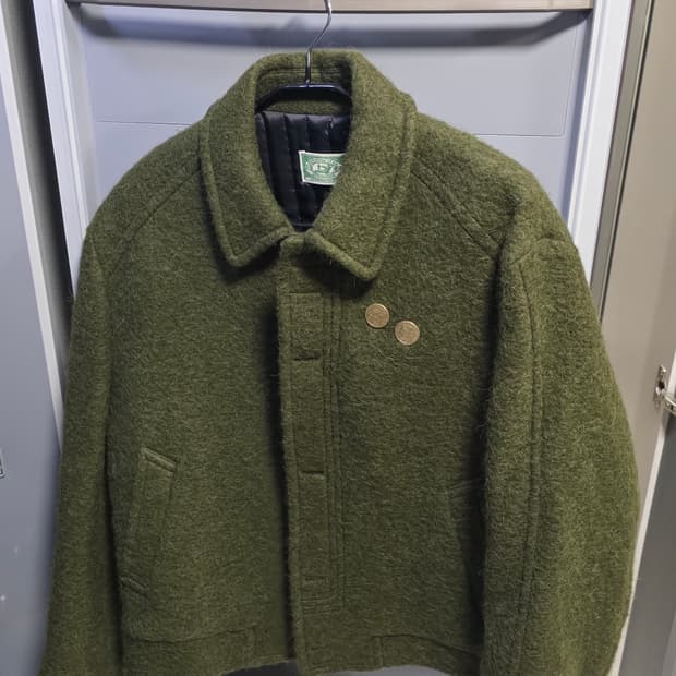 STU 밴딩자켓 그린 L사이즈